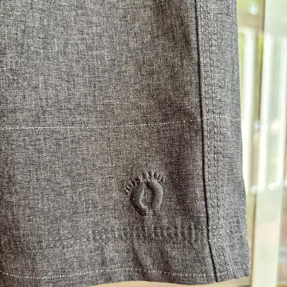 Hang Ten Gray Stripe Tech Hybrid Stretch Performance Shorts Boys XL
